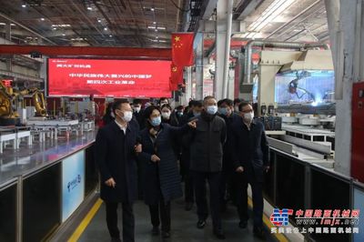江小涓、辛國斌赴三一集團調研 聚焦物料搬運裝備制造高質量發展